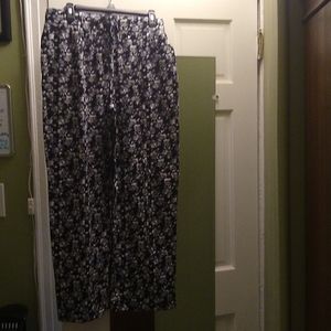 Jockey Everyday Essentials Cotton Pant in Midnight Poppy